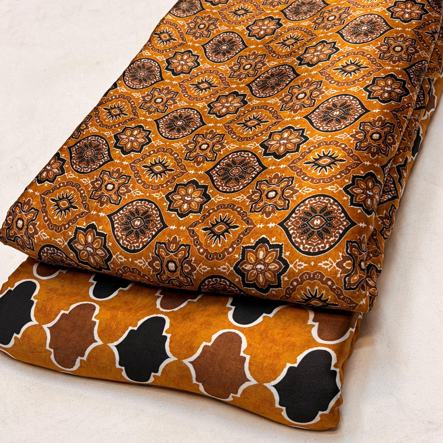 Pure Modal Satin Ajrakh Prints