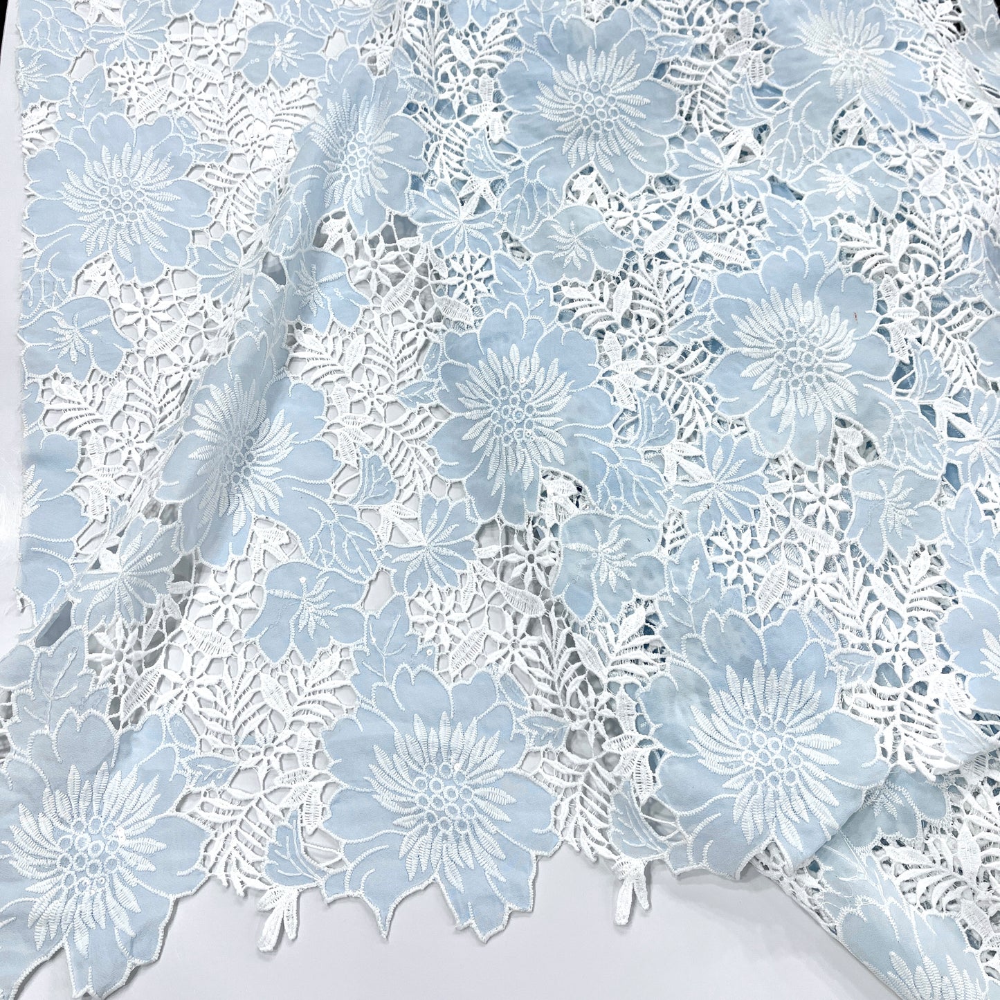 Summer Crepe Hakoba Cutwork Embroidery 52”