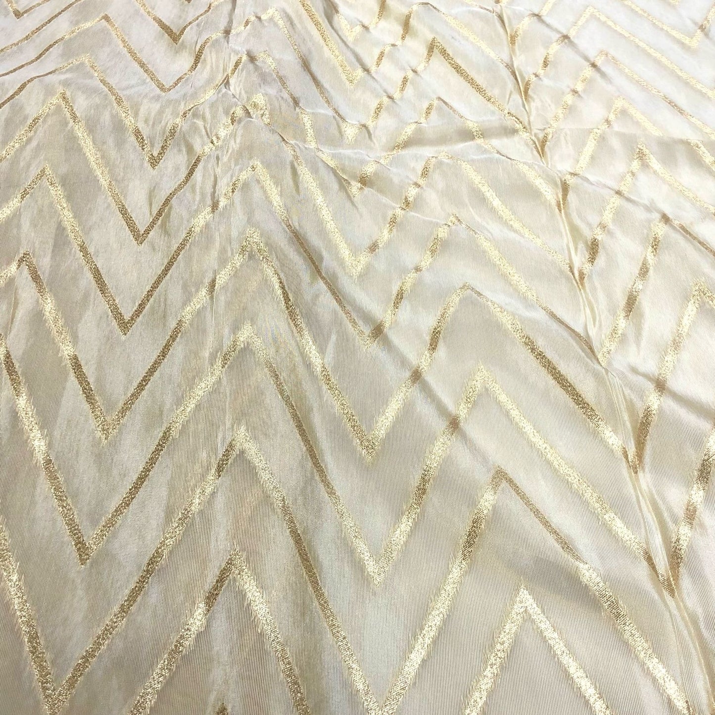 Pure Georgette Tissue Jacquard Dyeable