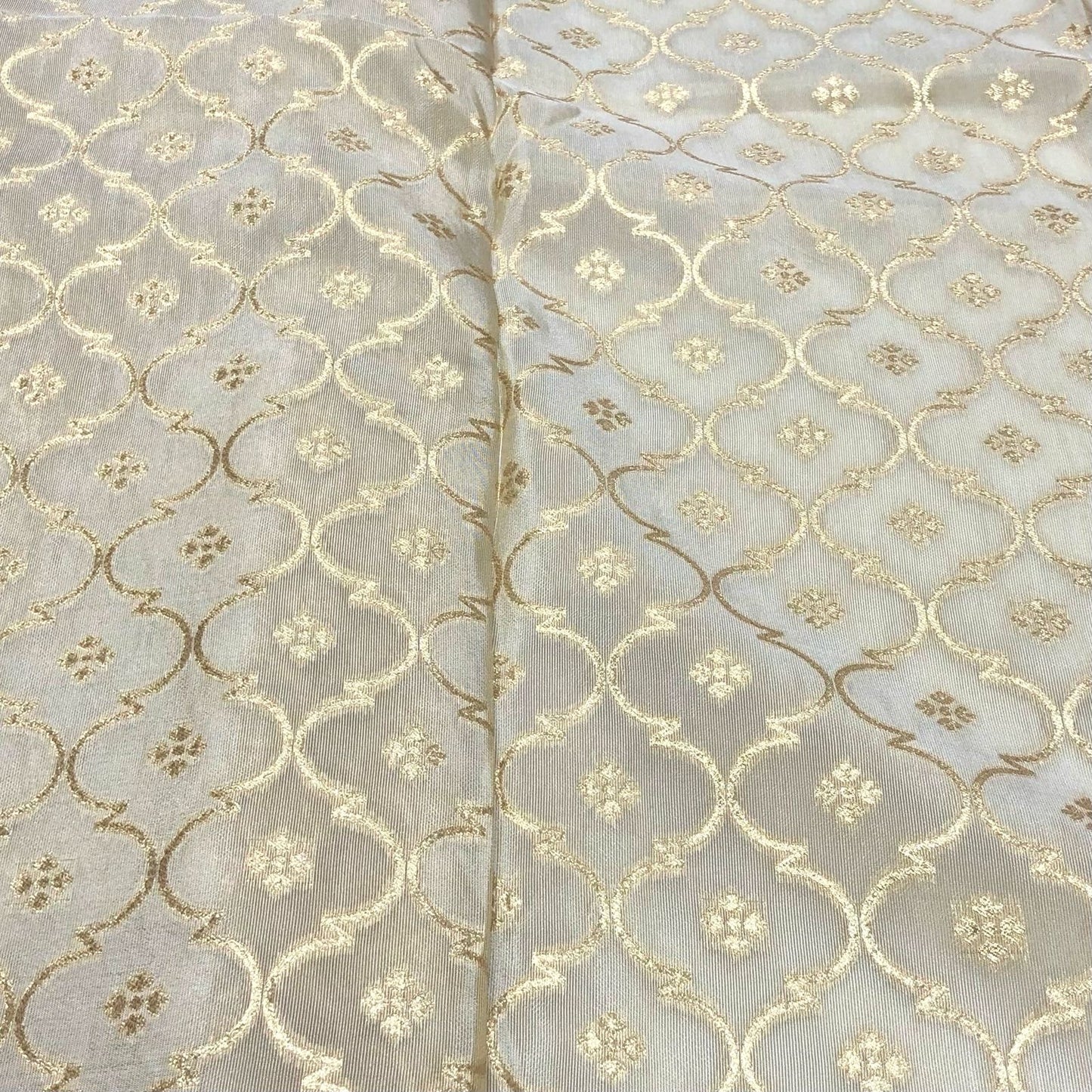 Pure Georgette Tissue Jacquard Dyeable