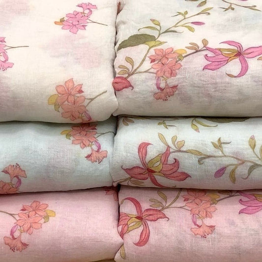 Pure Linen Print Combo (Top+Bottom)