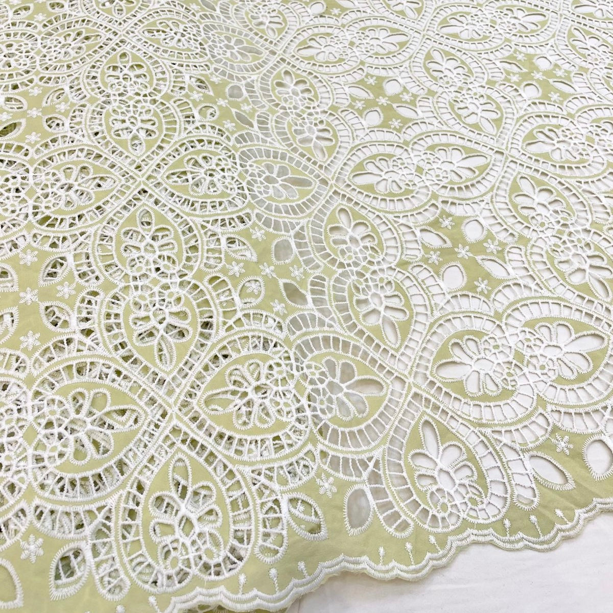 Summer Crepe Cutwork Embroidery