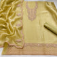 Premium Crush Tissue Embroidered Unstitched Suit Set | Festive Wear Dress Material | 4 Colours (₹4400 per suit)