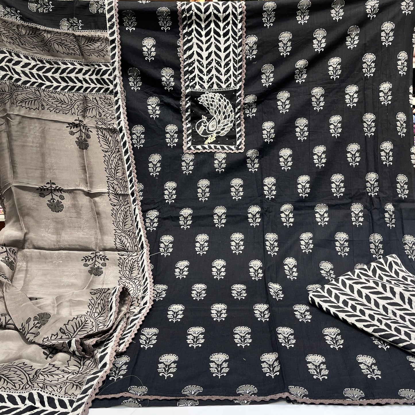 Pure Cotton Designer Suit