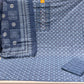 Pure Cotton Indigo Blue Suit (Unstitched)