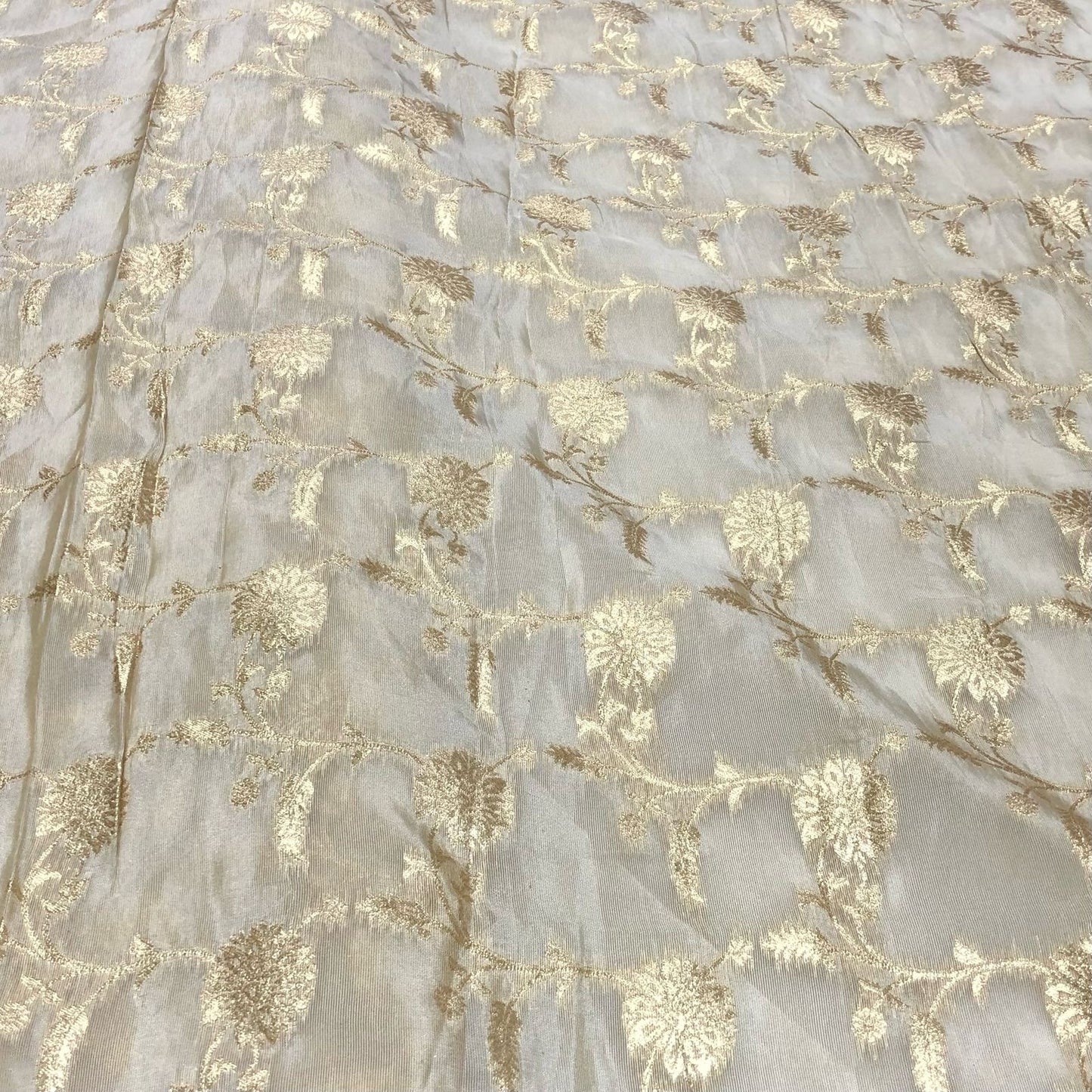 Pure Georgette Tissue Jacquard Dyeable