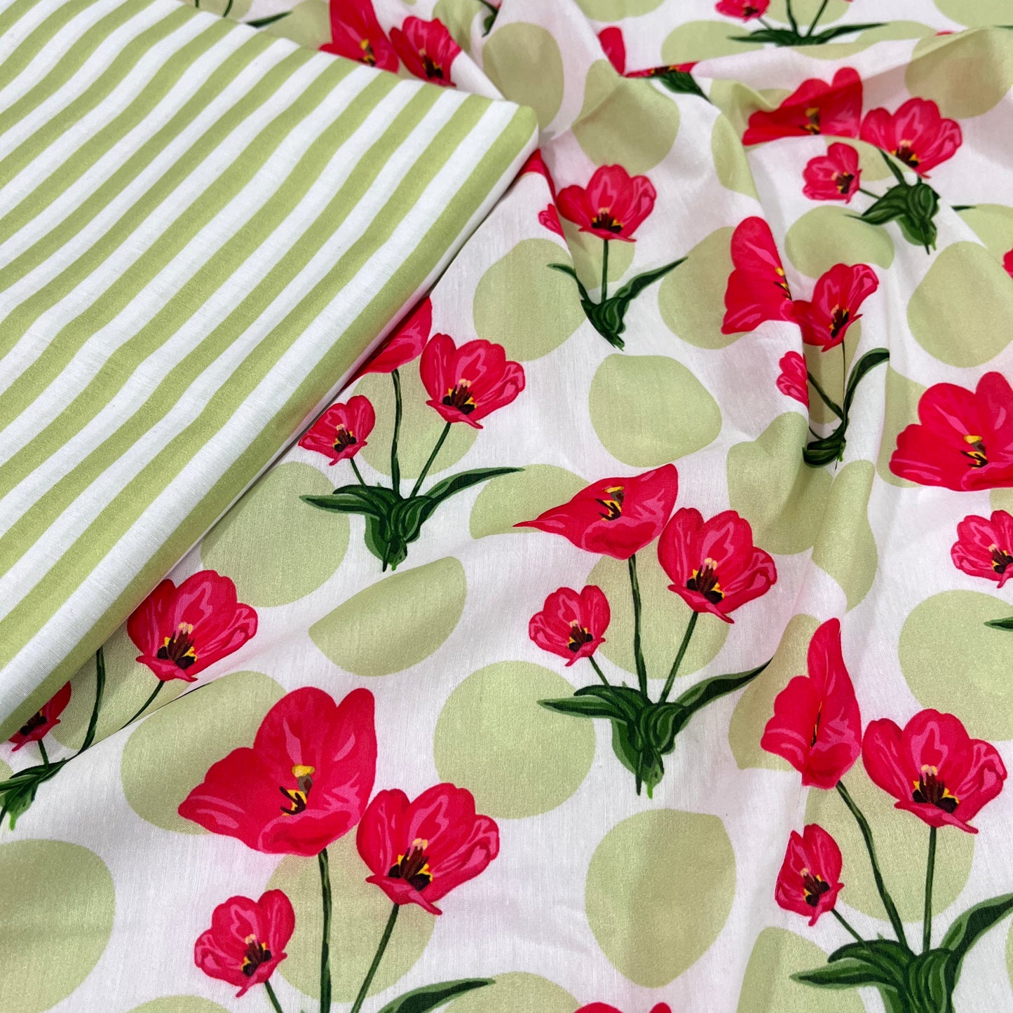 Poly Muslin Floral Prints