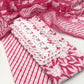 Pure Cotton Print with Lace work Suit (3pc)