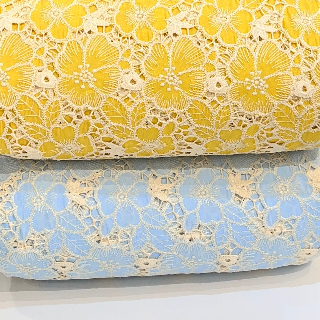 Summer Crepe Hakoba Cutwork Embroidery