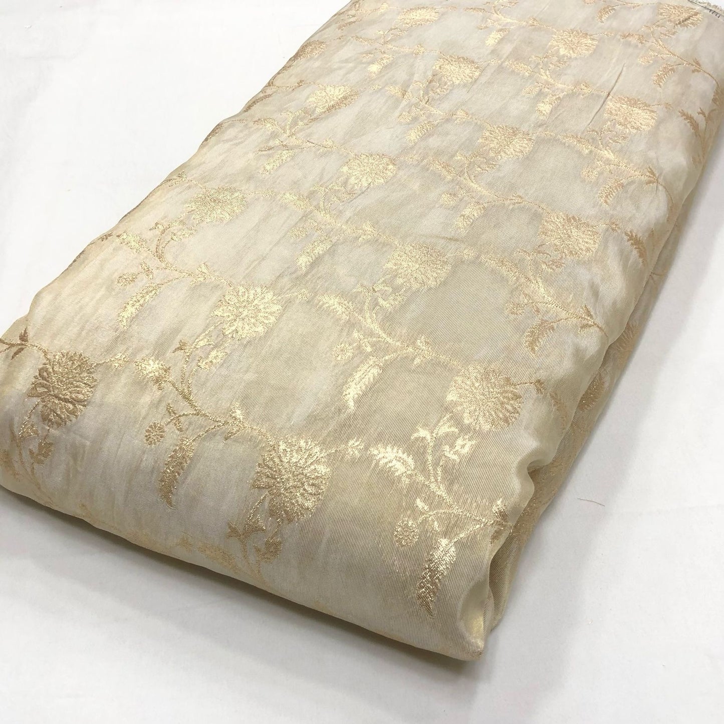 Pure Georgette Tissue Jacquard Dyeable