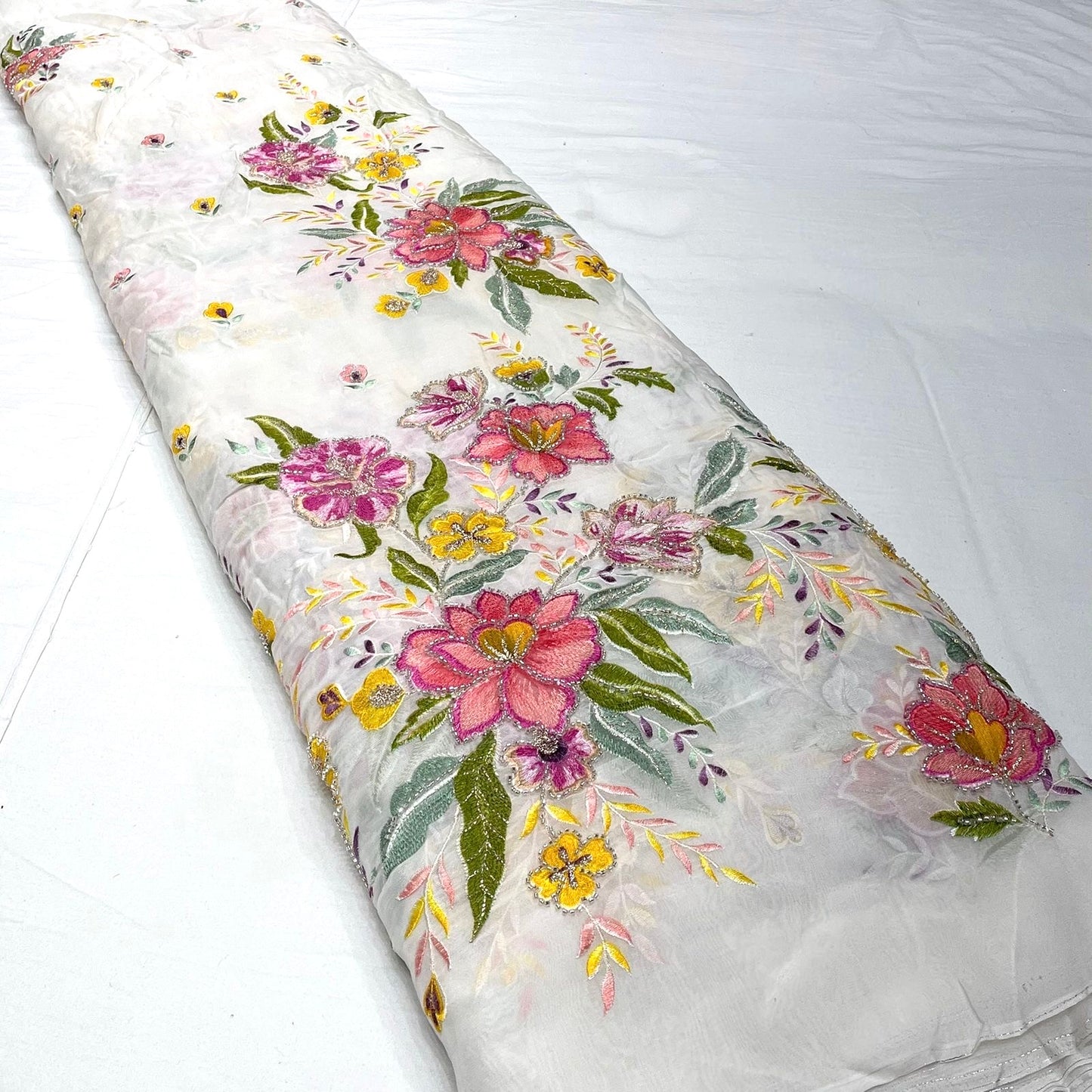 Pure Organza Position Cutdana Work
