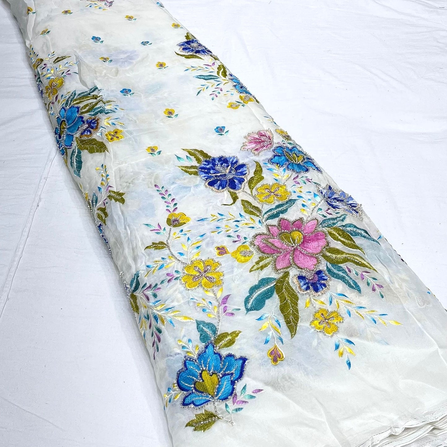 Pure Organza Position Cutdana Work