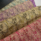 Pure Crepe Paisley Print with Embroidery