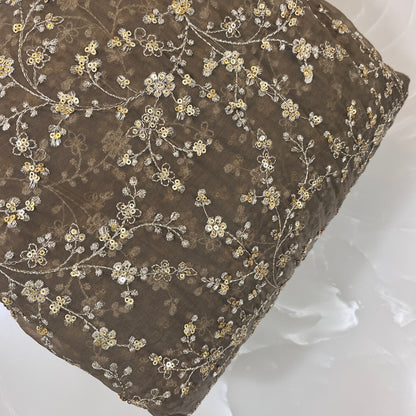 Organza Lehnga Embroidery