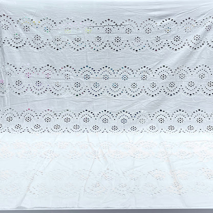 Pure Cotton Hakoba Cutwork Embroidery 54”