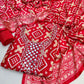 Authentic Gajji Silk Unstitched Suit with Mirror Neckline  (₹3295 per suit)