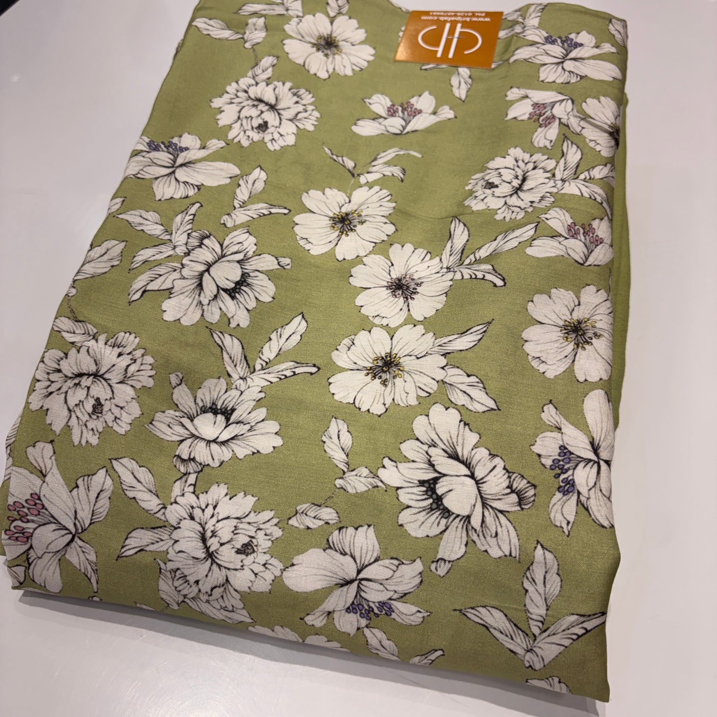 Pure Muslin Floral Unstitched Suit