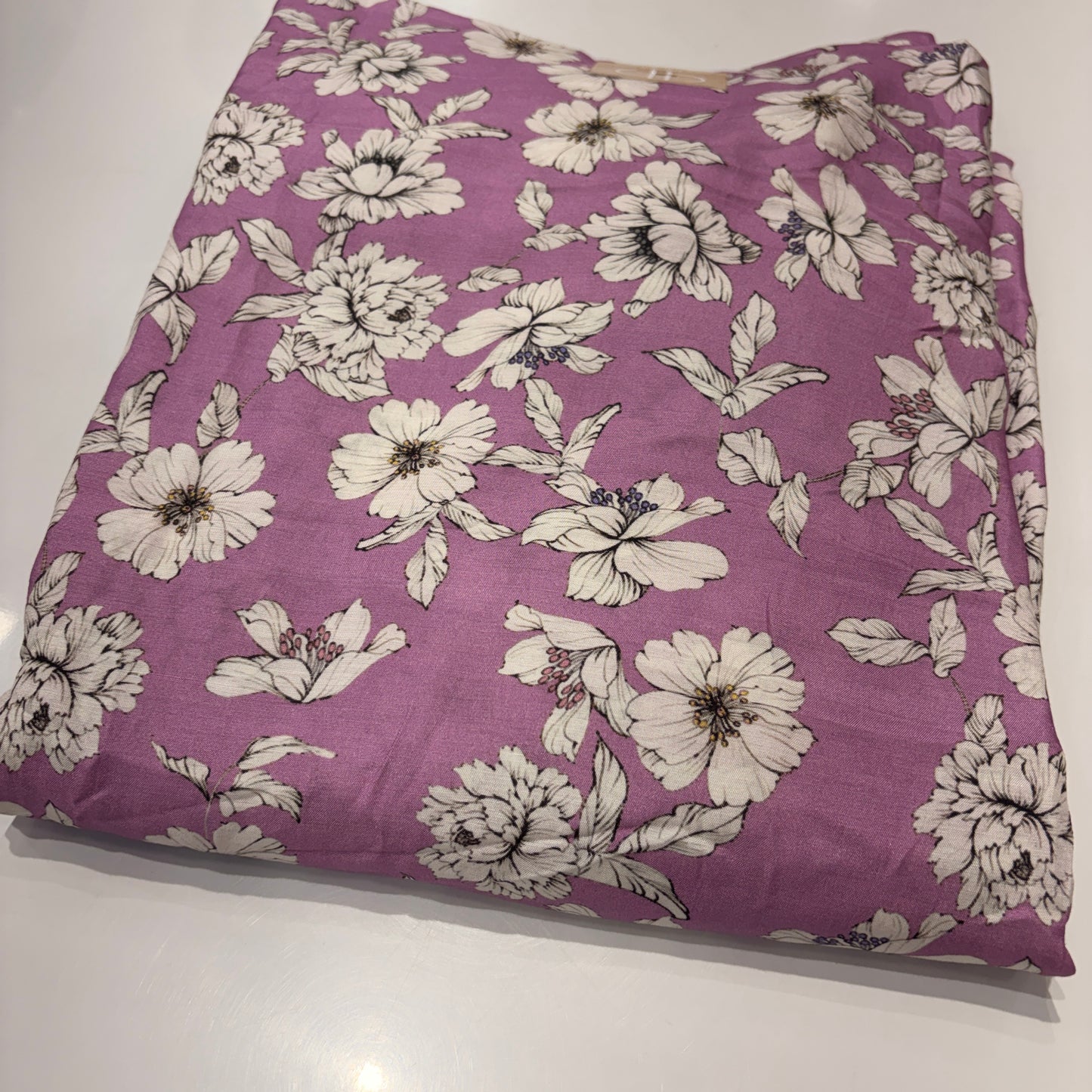 Pure Muslin Floral Unstitched Suit