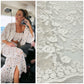 Pure Cotton Crochet Hakoba with Cotton Thread Ribbon Embroidery 52”