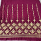 Georgette Zari Embroidered Fabric