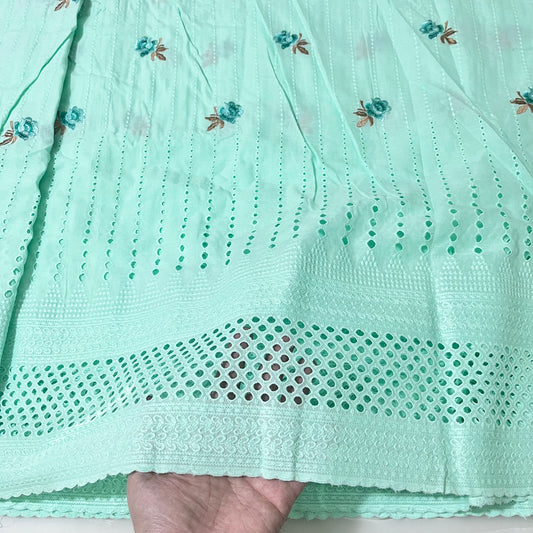 Pure Cotton Cutwork with Embroidery
