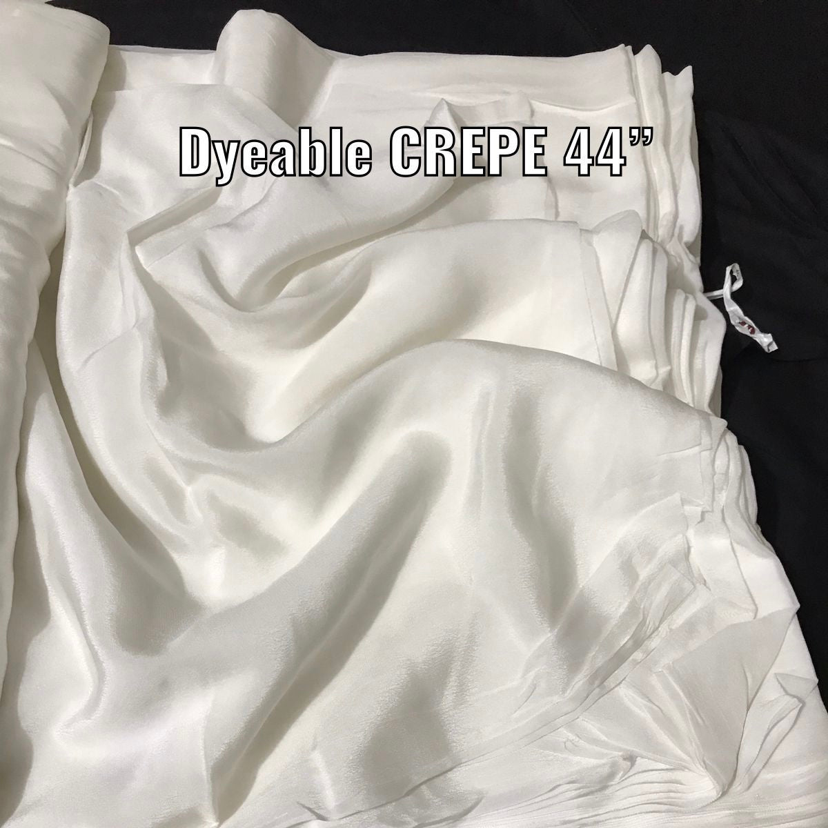 Pure Natural Crepe Dyeable
