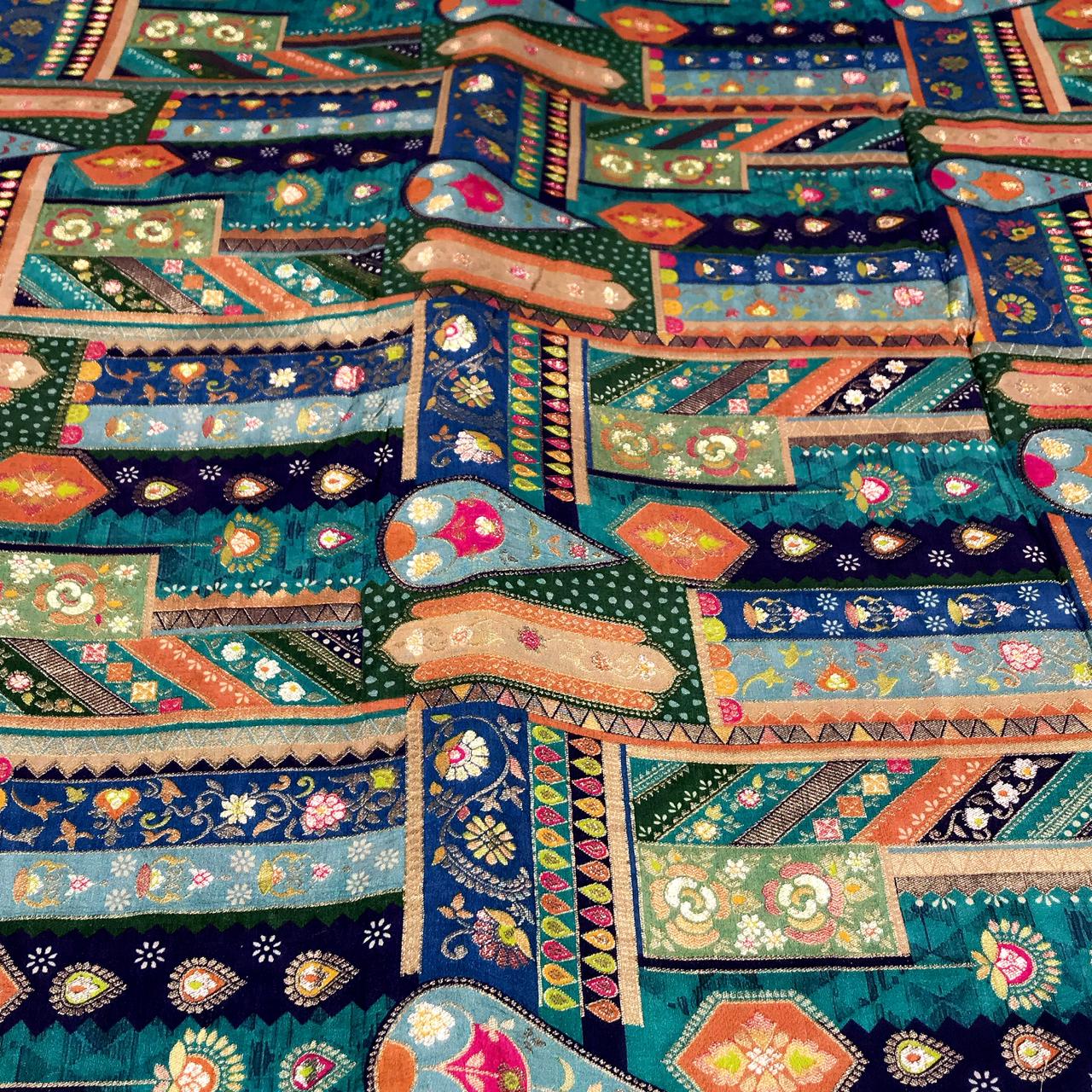 Banarsi Soft Silk Meena Brocades